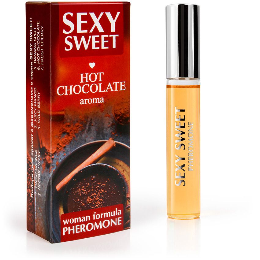 SEXY SWEET HOT CHOCOLATE парфюмированное средство для тела с феромонами, 10 мл