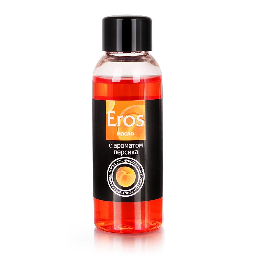 Массажное масло EROS EXOTIC с ароматом персика, 50 мл