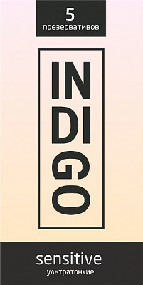 Презервативы Indigo Sensetiv № 5 (ультратонкие), 5 штук