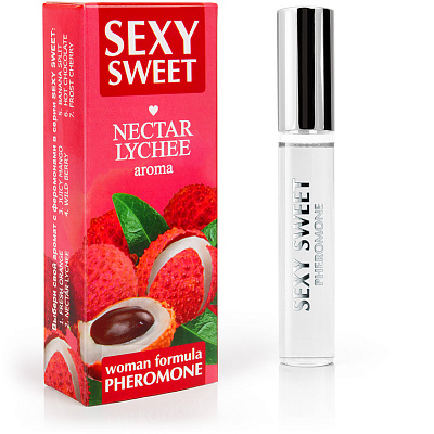 SEXY SWEET NECTAR LYCHEE парфюмированное средство для тела с феромонами, 10 мл
