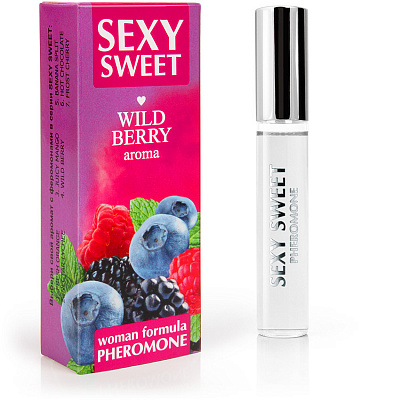 SEXY SWEET WILD BERRY парфюмированное средство для тела с феромонами, 10 мл